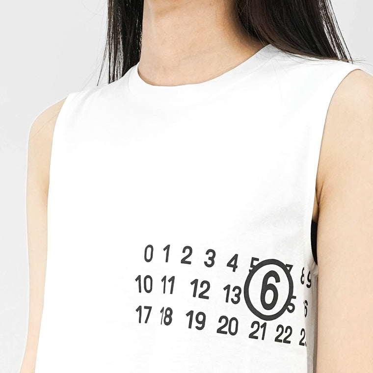 【SUMMER FINAL SALE】 MM6 Maison Margiela KIDS キッズ ワンピース MM6MCU6U M60780 MM04I ホワイト M6100
