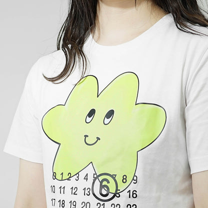 MM6 Maison Margiela KIDS キッズ Tシャツ MM6T124U M60805 MM04I ホワイト M6100