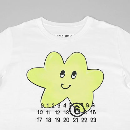 MM6 Maison Margiela KIDS キッズ Tシャツ MM6T124U M60805 MM04I ホワイト M6100