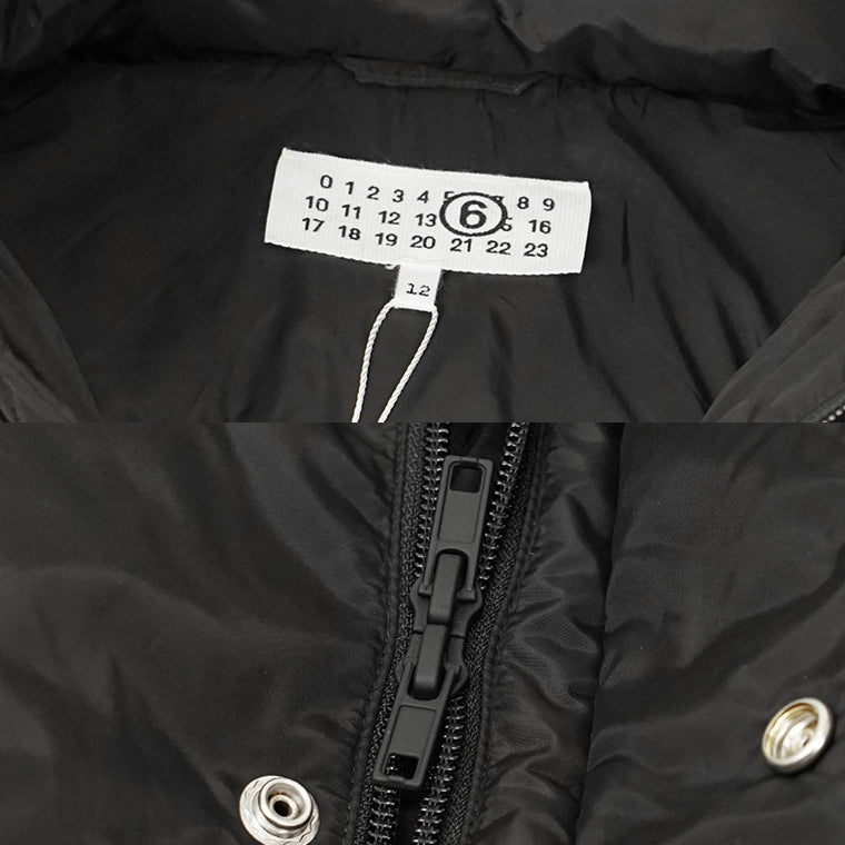 MM6 Maison Margiela KIDS キッズ ロングジャケット MM6J111U M60824 MM001 ブラック M6900