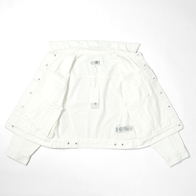 MM6 Maison Margiela KIDS キッズ デニムジャケット MM6J44BU M60922 MM06S ホワイト M6101