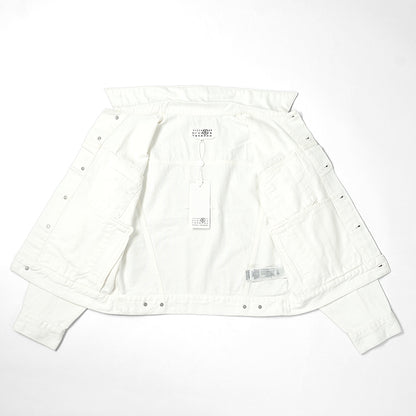 MM6 Maison Margiela KIDS キッズ デニムジャケット MM6J44BU M60922 MM06S ホワイト M6101