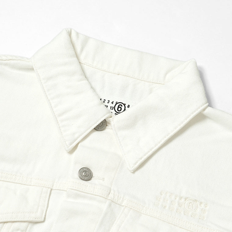 MM6 Maison Margiela KIDS キッズ デニムジャケット MM6J44BU M60922 MM06S ホワイト M6101