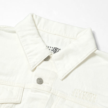 MM6 Maison Margiela KIDS キッズ デニムジャケット MM6J44BU M60922 MM06S ホワイト M6101