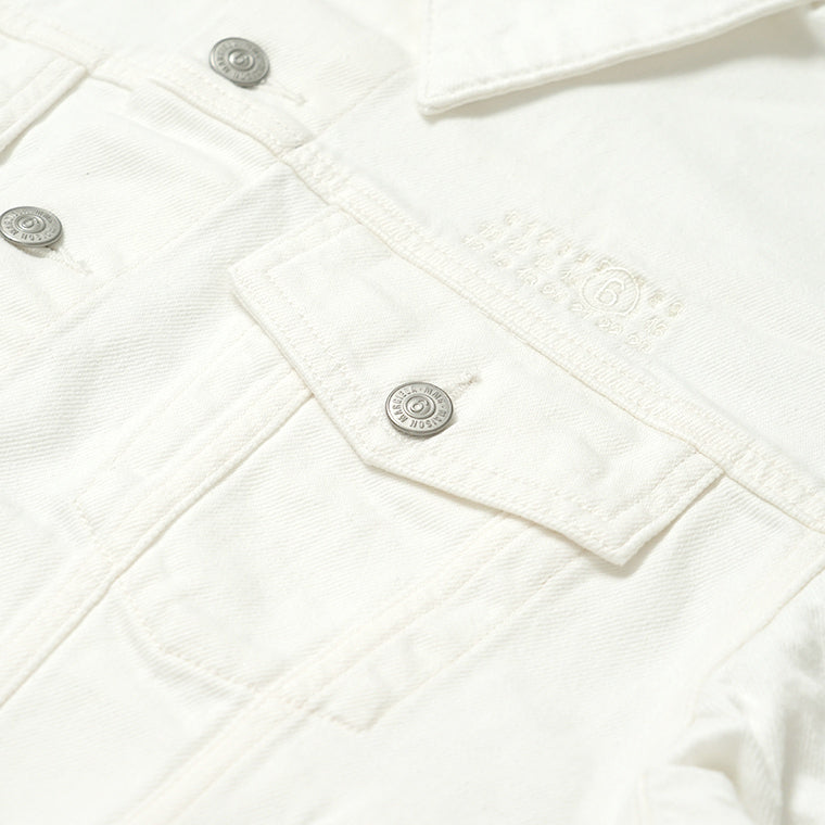 MM6 Maison Margiela KIDS キッズ デニムジャケット MM6J44BU M60922 MM06S ホワイト M6101