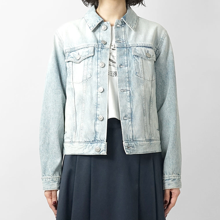 MM6 Maison Margiela KIDS キッズ デニムジャケット MM6J129U M60924 MM06Y ウォッシュブルー M601