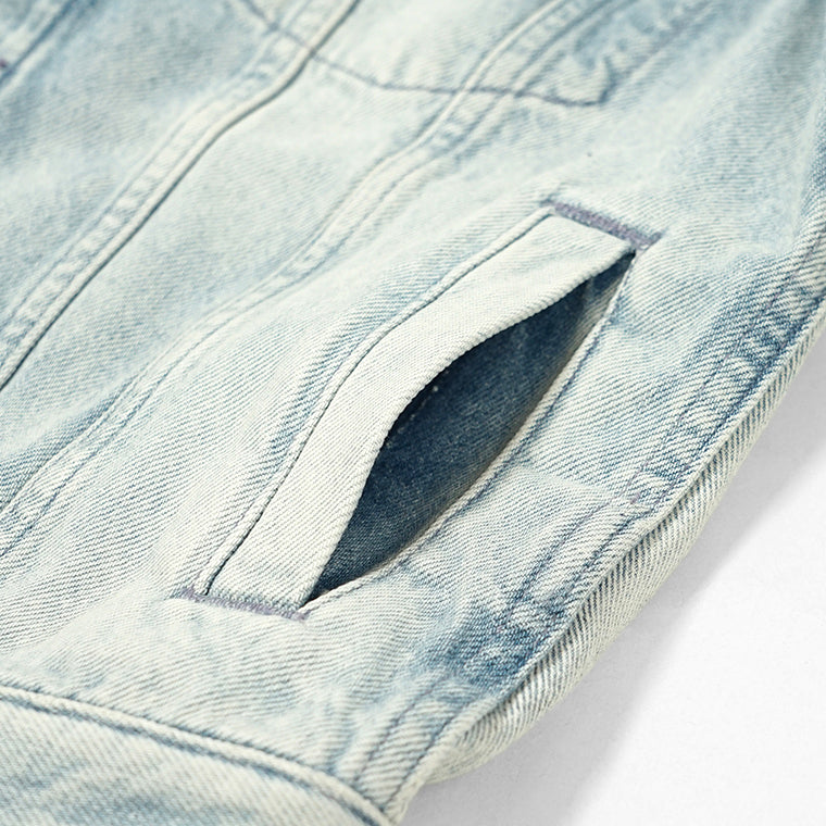 MM6 Maison Margiela KIDS キッズ デニムジャケット MM6J129U M60924 MM06Y ウォッシュブルー M601