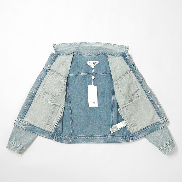 MM6 Maison Margiela KIDS キッズ デニムジャケット MM6J129U M60924 MM06Y ウォッシュブルー M601
