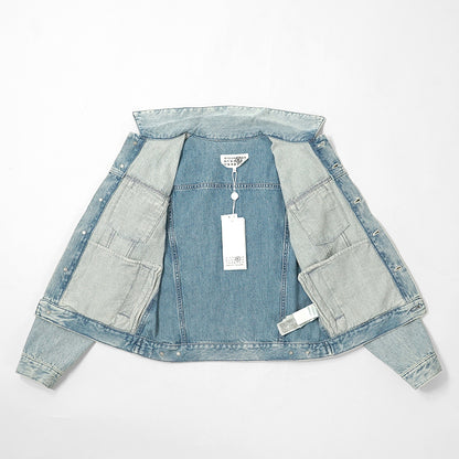 MM6 Maison Margiela KIDS キッズ デニムジャケット MM6J129U M60924 MM06Y ウォッシュブルー M601