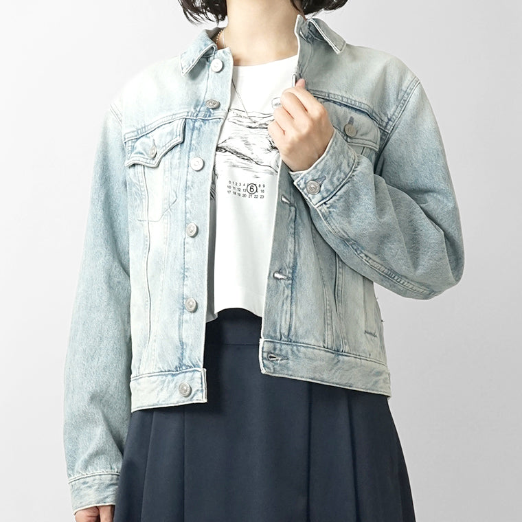 MM6 Maison Margiela KIDS キッズ デニムジャケット MM6J129U M60924 MM06Y ウォッシュブルー M601