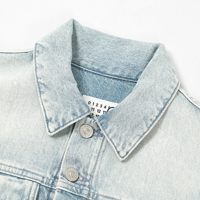 MM6 Maison Margiela KIDS キッズ デニムジャケット MM6J129U M60924 MM06Y ウォッシュブルー M601