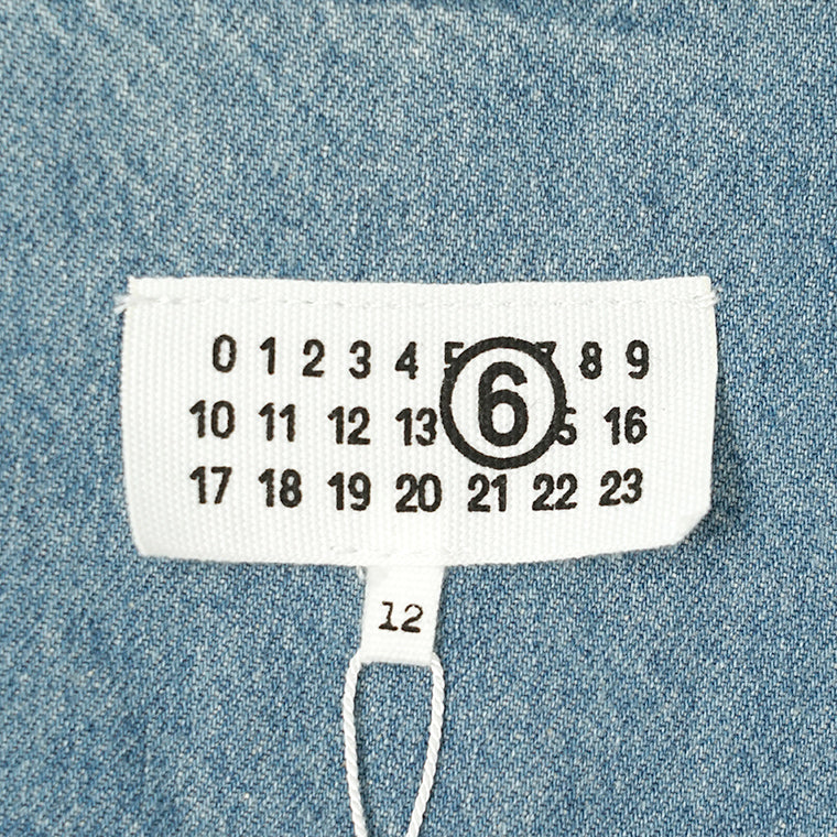 MM6 Maison Margiela KIDS キッズ デニムジャケット MM6J129U M60924 MM06Y ウォッシュブルー M601