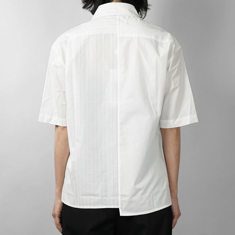 MM6 Maison Margiela KIDS キッズ シャツ MM6C37U M60947 MM07H ホワイト ブルー M6C44