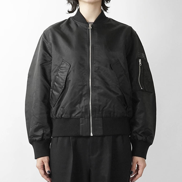 【2026SS SUMMER SALE】 MM6 Maison Margiela KIDS キッズ ブルゾン MM6J140U M60993 MM03B ブラック M6900