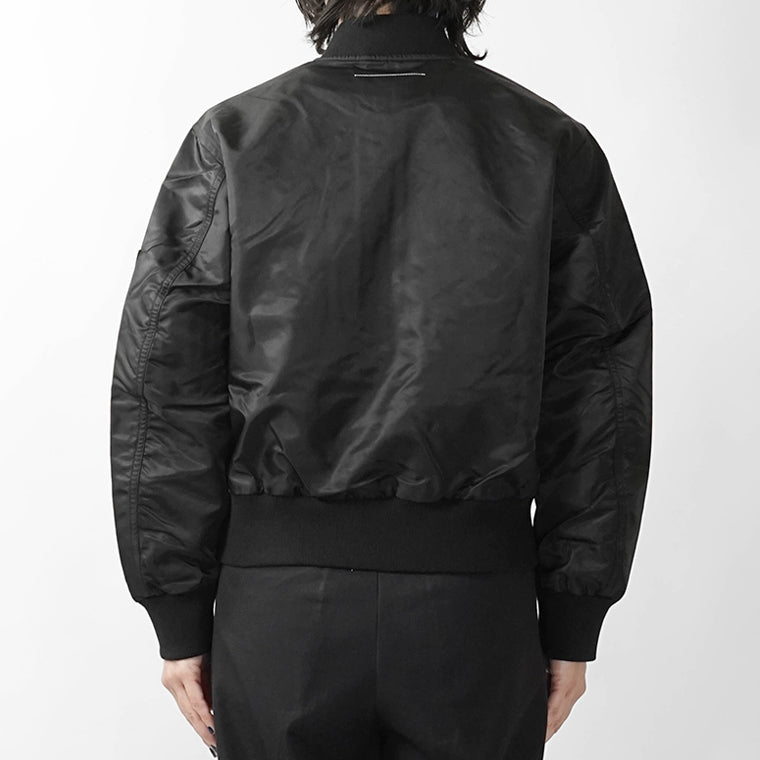 【2026SS SUMMER SALE】 MM6 Maison Margiela KIDS キッズ ブルゾン MM6J140U M60993 MM03B ブラック M6900