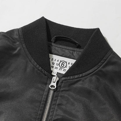 【2026SS SUMMER SALE】 MM6 Maison Margiela KIDS キッズ ブルゾン MM6J140U M60993 MM03B ブラック M6900