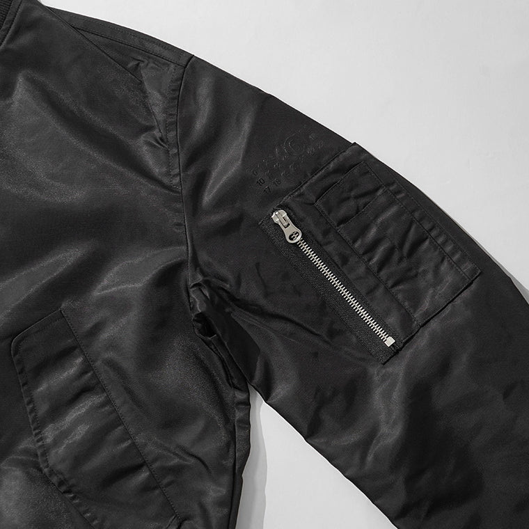 【2026SS SUMMER SALE】 MM6 Maison Margiela KIDS キッズ ブルゾン MM6J140U M60993 MM03B ブラック M6900