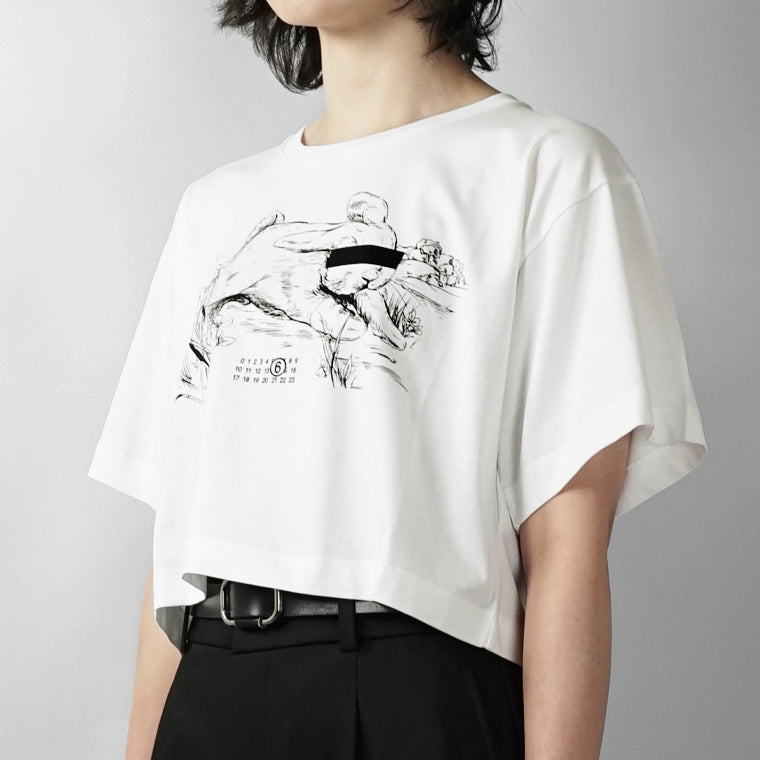 MM6 Maison Margiela KIDS キッズ Tシャツ MM6T155U M61023 MM04I ホワイト M6100