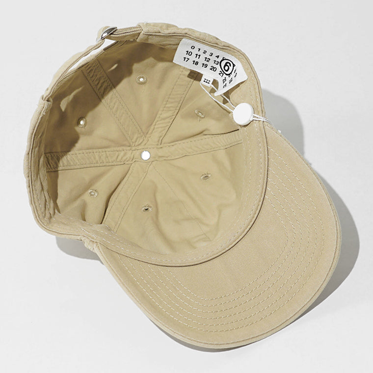 MM6 Maison Margiela KIDS キッズ キャップ MM6F37U M61030 MM05S ウォッシュベージュ M6709
