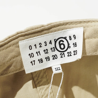 MM6 Maison Margiela KIDS キッズ キャップ MM6F37U M61030 MM05S ウォッシュベージュ M6709
