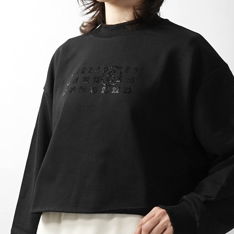 MM6 Maison Margiela KIDS キッズ スウェットシャツ MM6S149U M61153 MM04H ブラック M6900