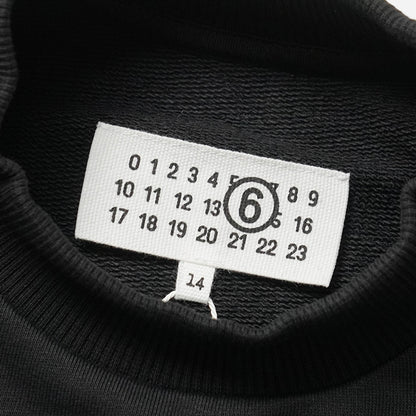 MM6 Maison Margiela KIDS キッズ スウェットシャツ MM6S149U M61153 MM04H ブラック M6900