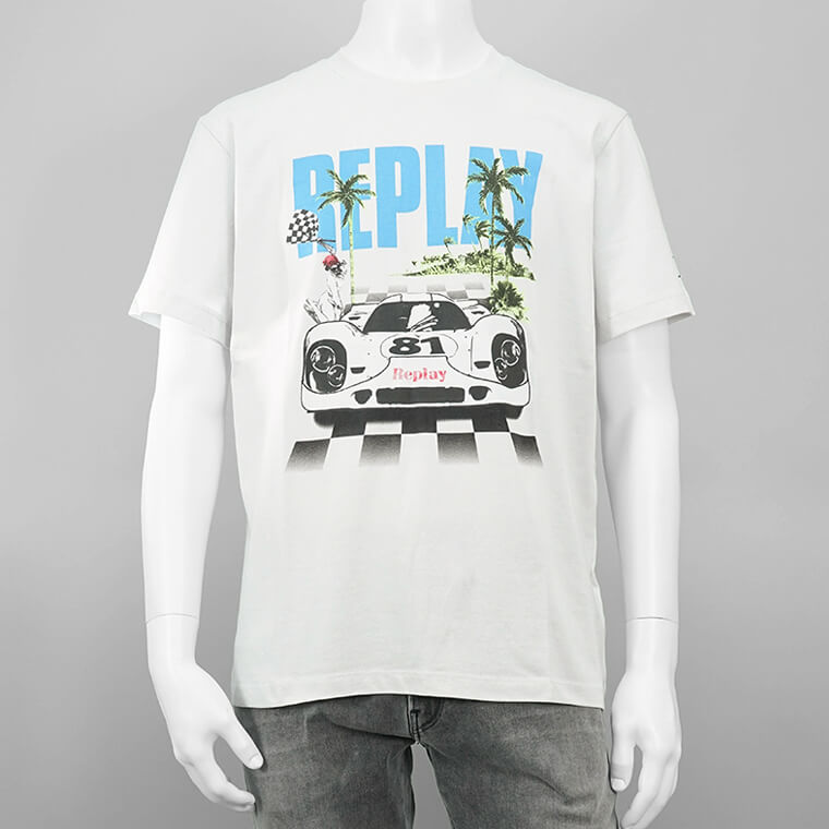 送料込★REPLAY★M6810 .000.22662Tシャツ リプレイ REPLAY メンズ Tシャツ グレー – WORLDCLUB1989