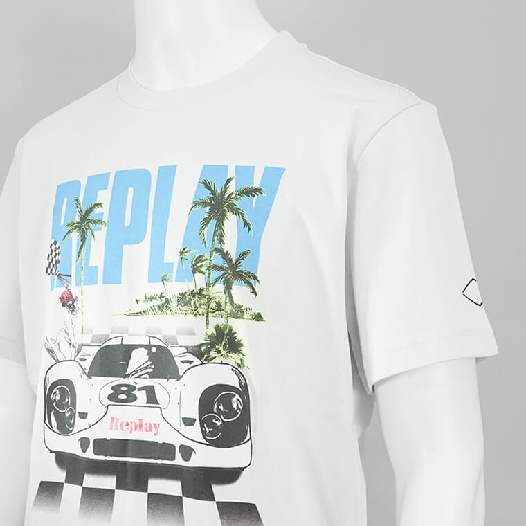送料込★REPLAY★M6810 .000.22662 Tシャツ リプレイ REPLAY メンズ Tシャツ グレー – WORLDCLUB1989