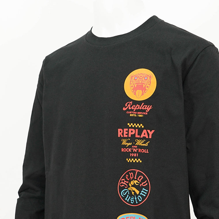 REPLAY メンズ 長袖Tシャツ M6989 2660 2カラー