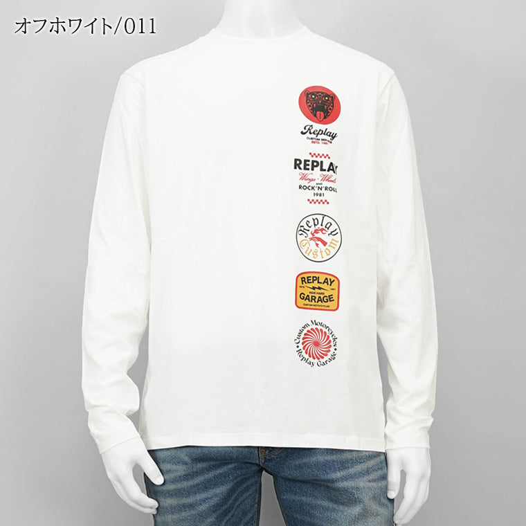 REPLAY メンズ 長袖Tシャツ M6989 2660 2カラー