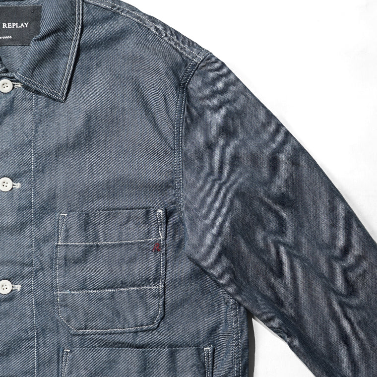 【2026SS SUMMER SALE】 REPLAY メンズ ジャケット M8524 25607A ダークブルー 007