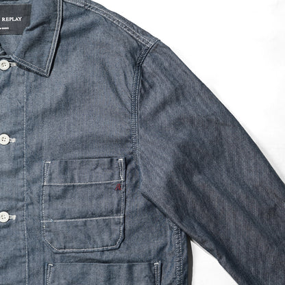 【2026SS SUMMER SALE】 REPLAY メンズ ジャケット M8524 25607A ダークブルー 007