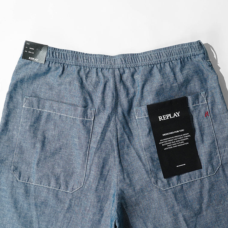 【2026SS SUMMER SALE】 REPLAY メンズ パンツ M9044 24807A ウォッシュブルー 009