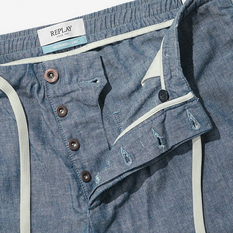 【2026SS SUMMER SALE】 REPLAY メンズ パンツ M9044 24807A ウォッシュブルー 009