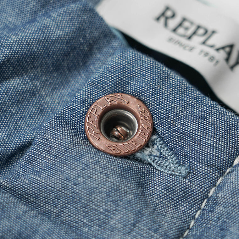 【2026SS SUMMER SALE】 REPLAY メンズ パンツ M9044 24807A ウォッシュブルー 009