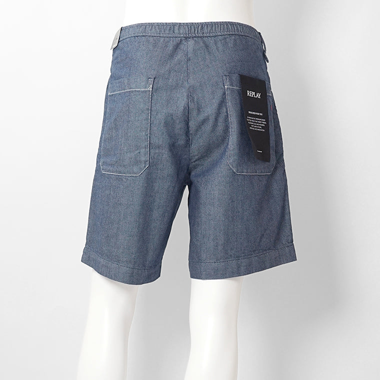 【2026SS SUMMER SALE】REPLAY メンズ ショートパンツ M9074 25607A ウォッシュブルー 007