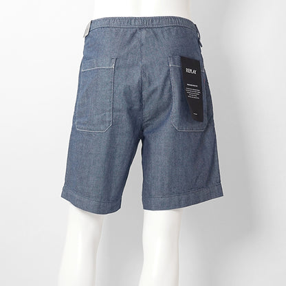 【2026SS SUMMER SALE】REPLAY メンズ ショートパンツ M9074 25607A ウォッシュブルー 007