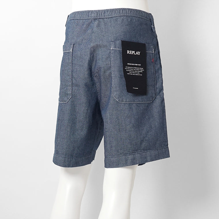 【2026SS SUMMER SALE】REPLAY メンズ ショートパンツ M9074 25607A ウォッシュブルー 007