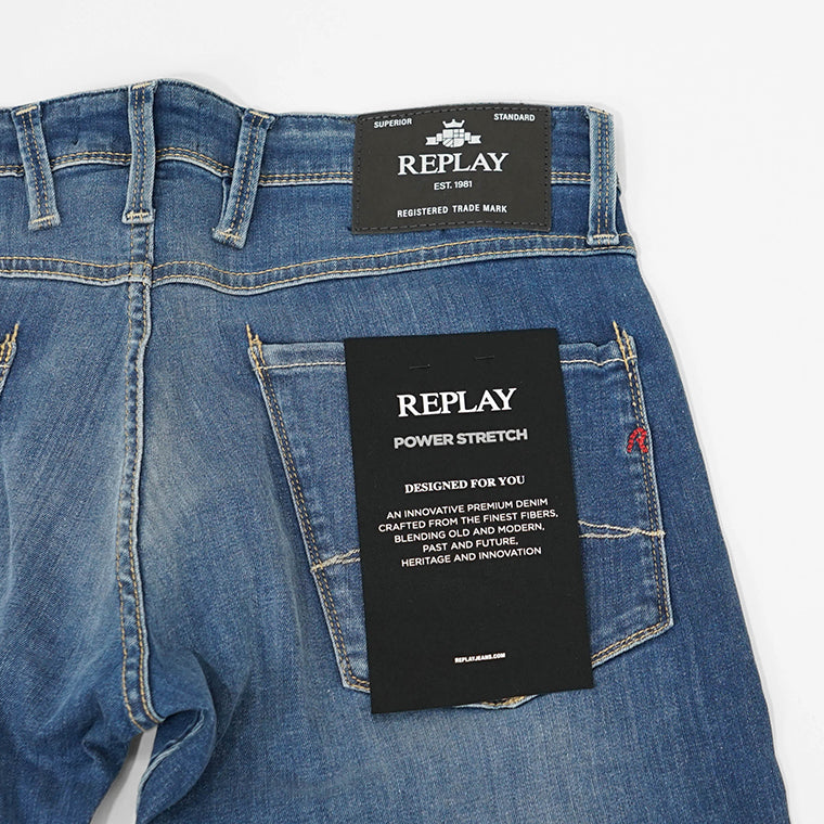 REPLAY メンズ ジーンズ ANBASS M914 41AC33 ウォッシュブルー 007