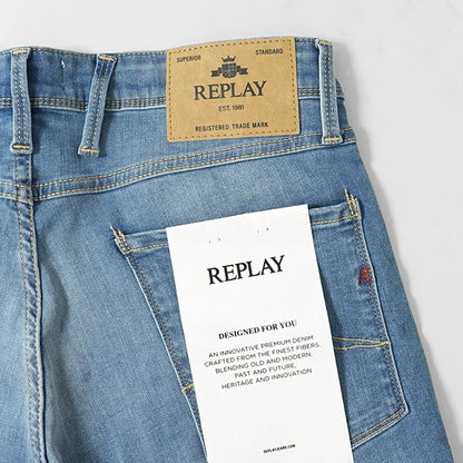 REPLAY メンズ ジーンズ ANBASS M914Y 41A876 ウォッシュブルー 009
