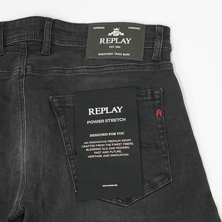 REPLAY メンズ ジーンズ GROVER MA972 103C36 ウォッシュブラック 097