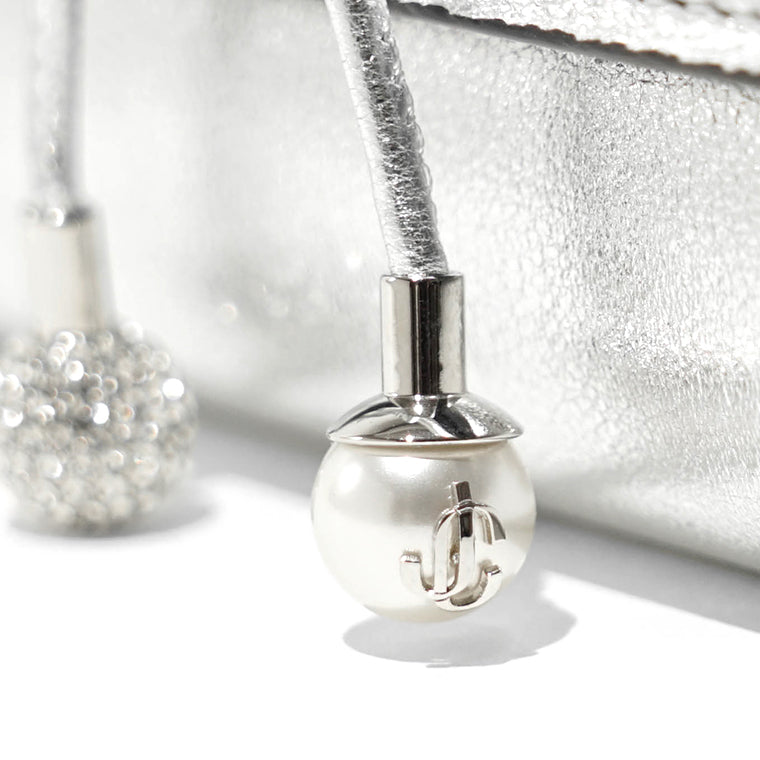 JIMMY CHOO レディース 3つ折り財布 MARINDA JIF シルバー SILVER