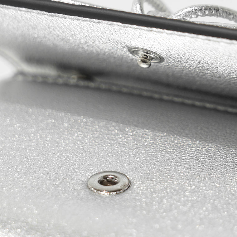 JIMMY CHOO レディース 3つ折り財布 MARINDA JIF シルバー SILVER