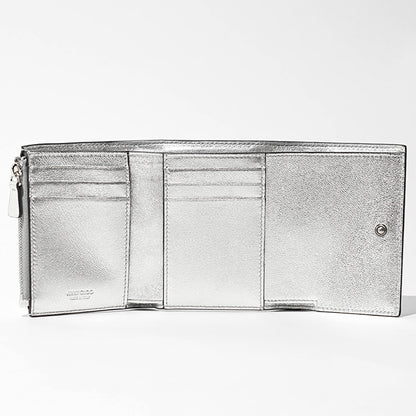 JIMMY CHOO レディース 3つ折り財布 MARINDA JIF シルバー SILVER