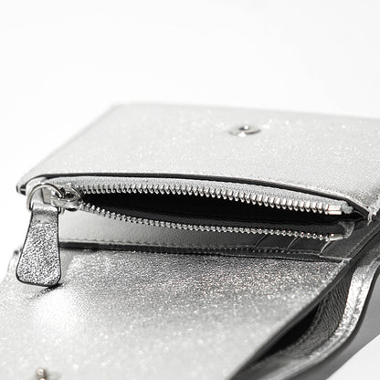 JIMMY CHOO レディース 3つ折り財布 MARINDA JIF シルバー SILVER