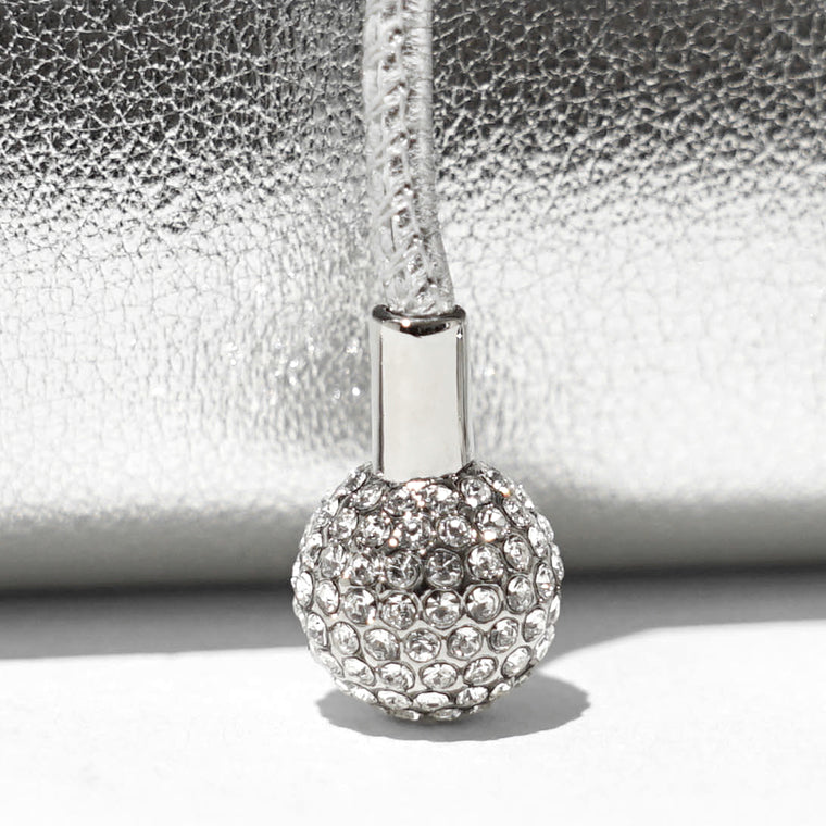 JIMMY CHOO レディース 3つ折り財布 MARINDA JIF シルバー SILVER