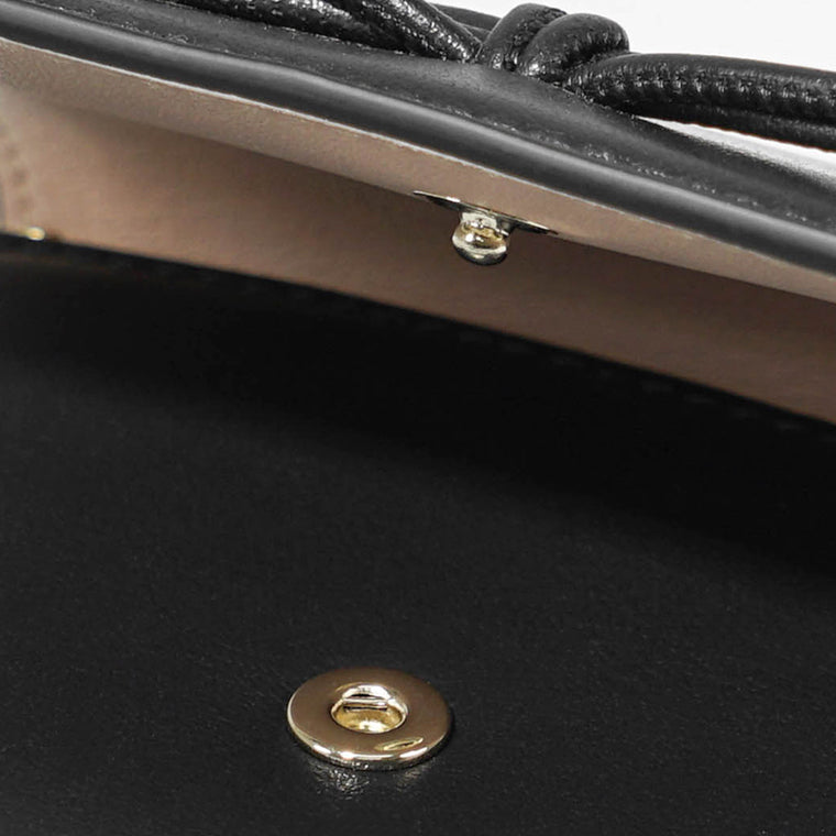 JIMMY CHOO レディース 3つ折り財布 MARINDA KHY ブラック BLACK MACARON LIGHT GOLD