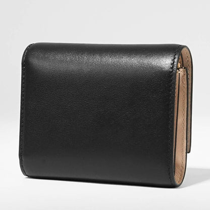 JIMMY CHOO レディース 3つ折り財布 MARINDA KHY ブラック BLACK MACARON LIGHT GOLD