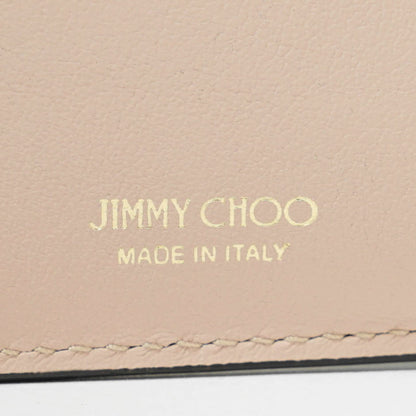 JIMMY CHOO レディース 3つ折り財布 MARINDA KHY ブラック BLACK MACARON LIGHT GOLD