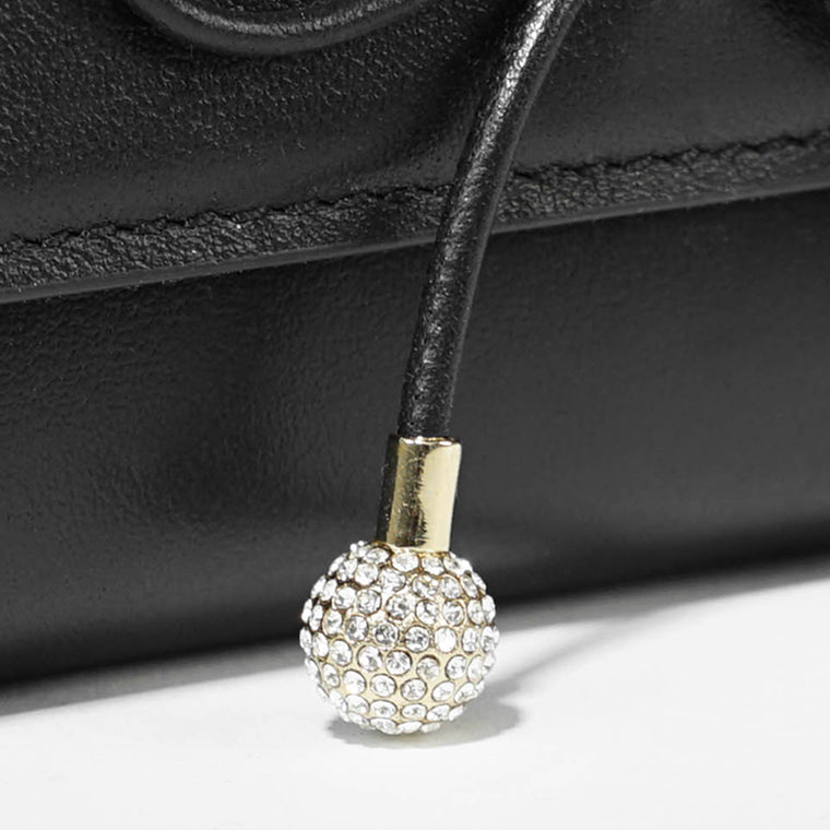 JIMMY CHOO レディース 3つ折り財布 MARINDA KHY ブラック BLACK MACARON LIGHT GOLD